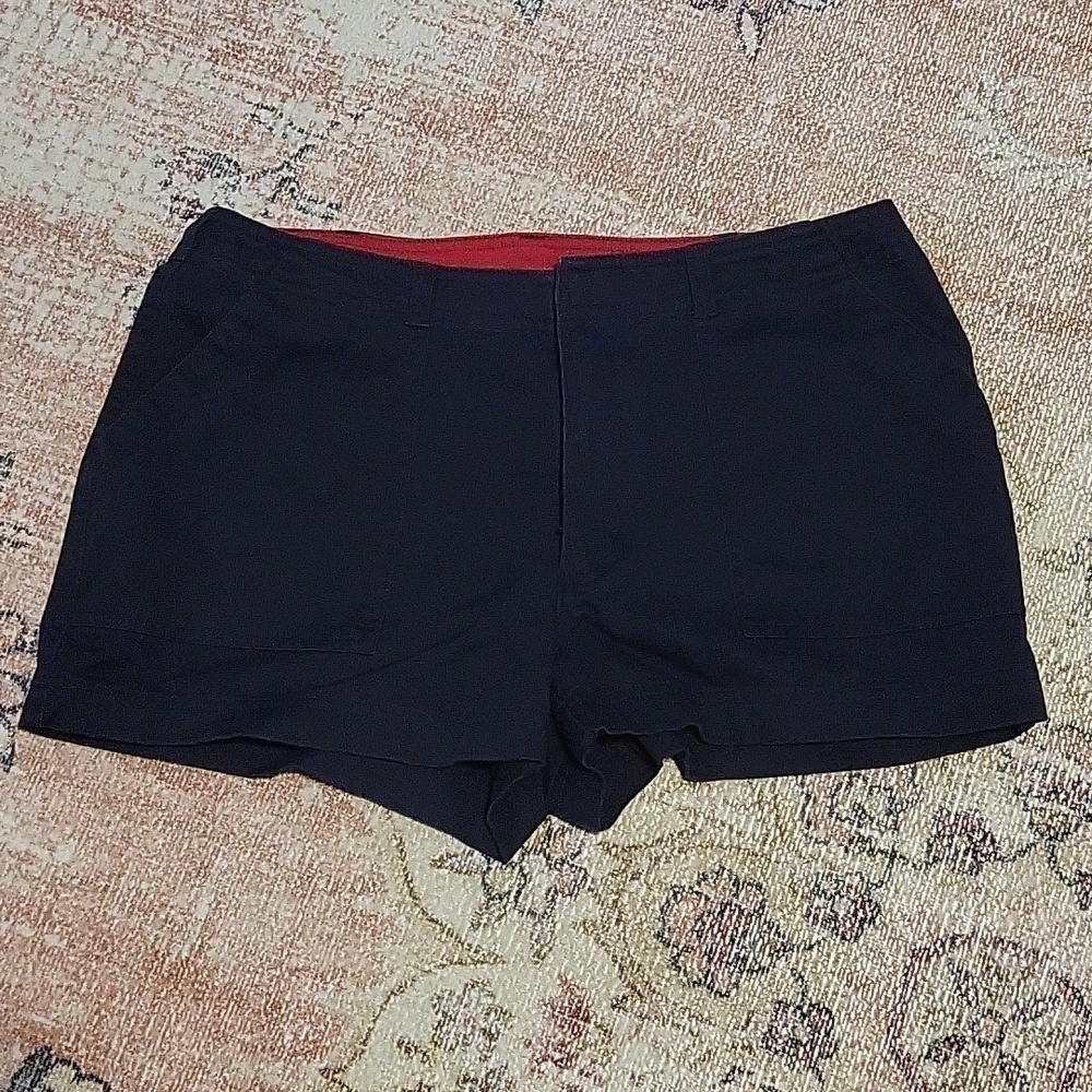 NY Classics Sports Cotton 2.5" Inseam 4 Pocket Navy Blue Shorts Size 8